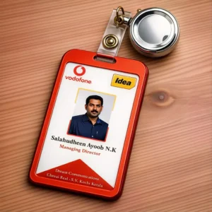 Premium Staff ID Cards with Retractable Clip