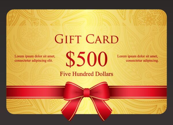 PORMOTIONAL GIFT CARDS