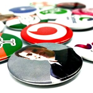 BUTTON BADES FOR ELECTION