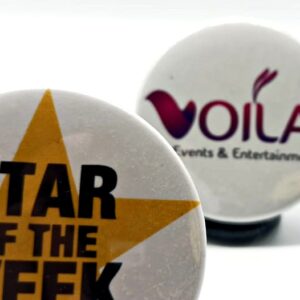 BUTTON BADES FOR BRANDING