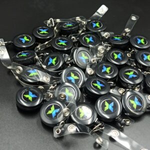 BRANDING ON ID CARD CLIP