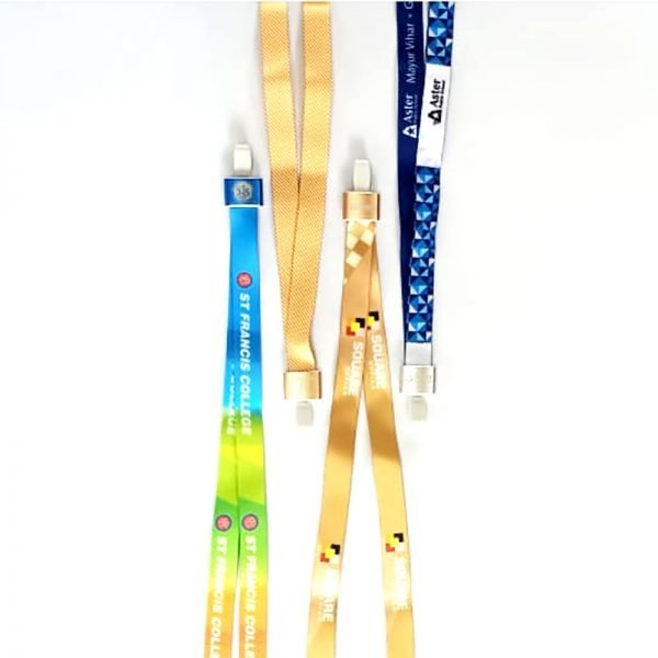 MULTICOLOR LANYARD WITH HOOK BRANDING